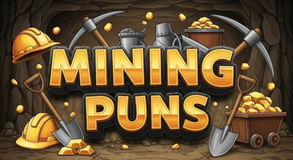 250 Mining Puns: Coal, Funny & One Liners Jokes Mining Puns
