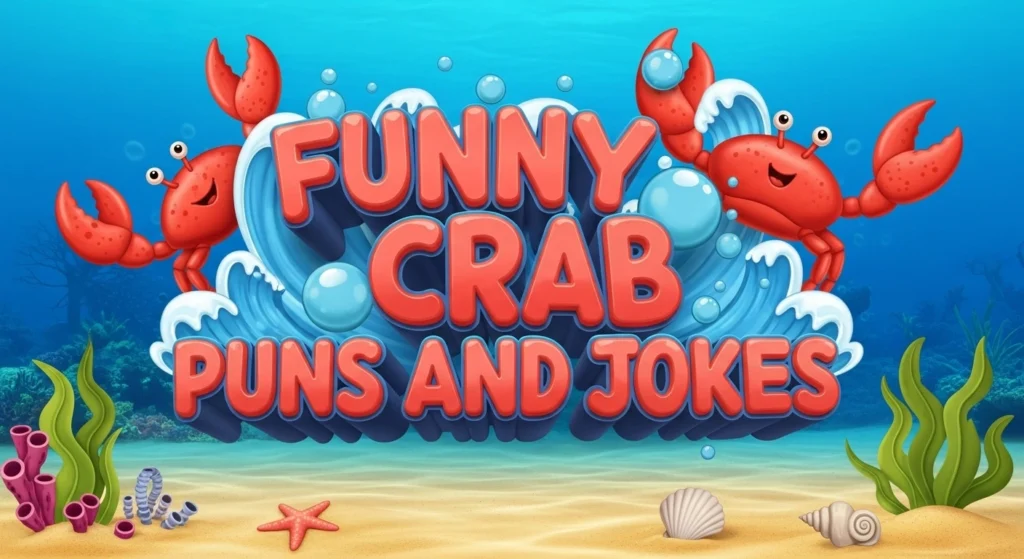 650 Funny Crab Puns: Short & Dirty One Liners Instagram Jokes Funny Crab Puns and Jokes