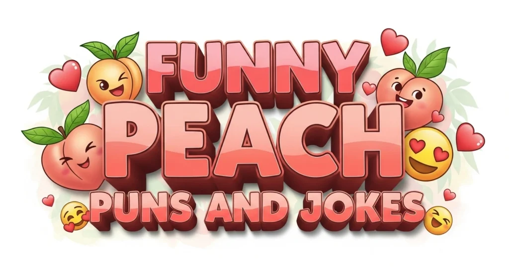 Funny Peach Puns And Jokes