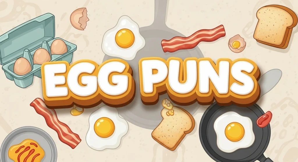 650 Egg Puns That Are Absolutely Eggs-traordinary! Egg Puns