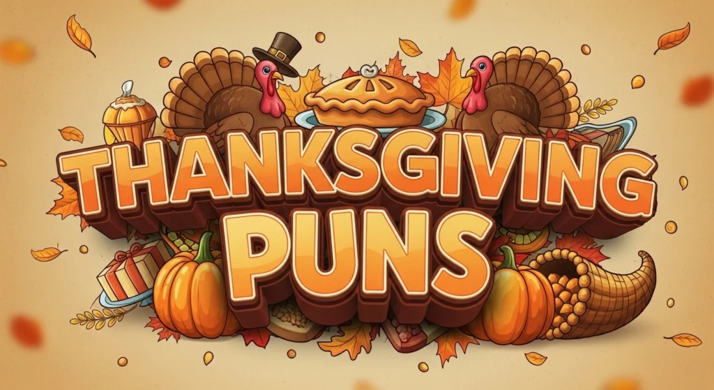 590 Thanksgiving Puns: Short & One Liners For Adults Thanksgiving Puns